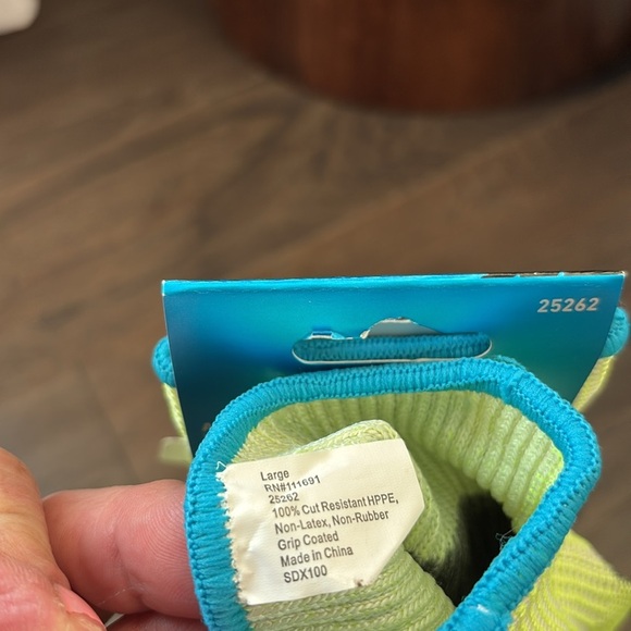 Gorilla Grip Hi-VIS Rhinoflex cut protection, max grip touch screen compatible - Picture 6 of 7